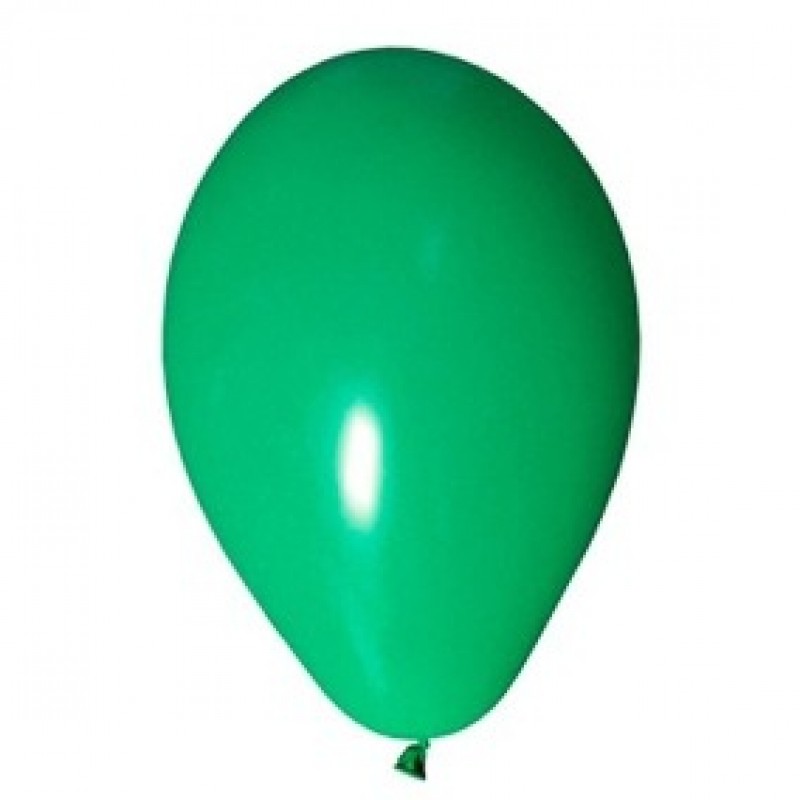 Balao Bexiga Polegadas Happy Day Liso Emb C Unid Verde